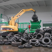 10.04.14 г. 80 кубометров отработанных шин было сдано в утиль в городе Фрязино
