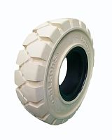 Шина цельнолитая TRACKSTAR 23*9-10/6.50 LUG NON MARKING 16HOURS ( белая, без бурта, до 16 часов)